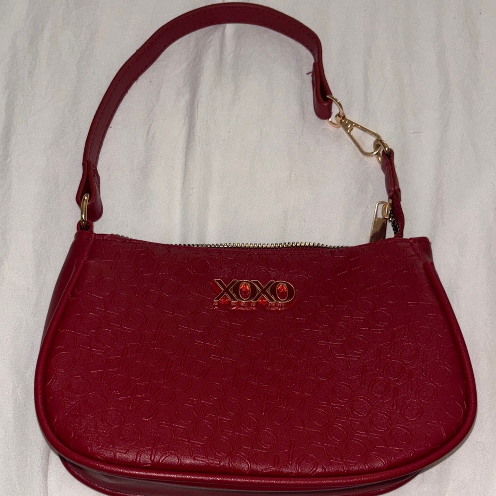 XOXO Burgundy Shoulder Bag